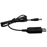 5V〜12VステップアップUSB-ポータブルUSBからDC電圧ステップアップケーブル|ファン、テーブルランプ、電子ピアノ、充電アダプター、電源コード用のDCプラグ付き5V〜9V/12V電源コンバーターコード