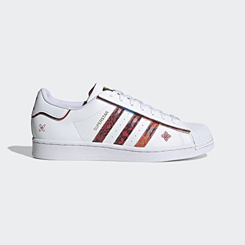 adidas Superstar Mens Shoes Size 10, Color: White/Red2