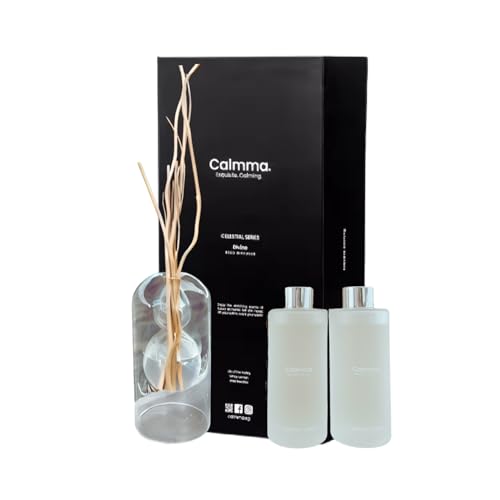 Aroma Scented Oil Reed Diffuser Home Fragance Set with Sticks Including 2 Refill Bottles (6OZx2) Decor Fragance for Rooms, Home Decor, Amazing Gift idea & Perfect for Any Occasion (Astral)
