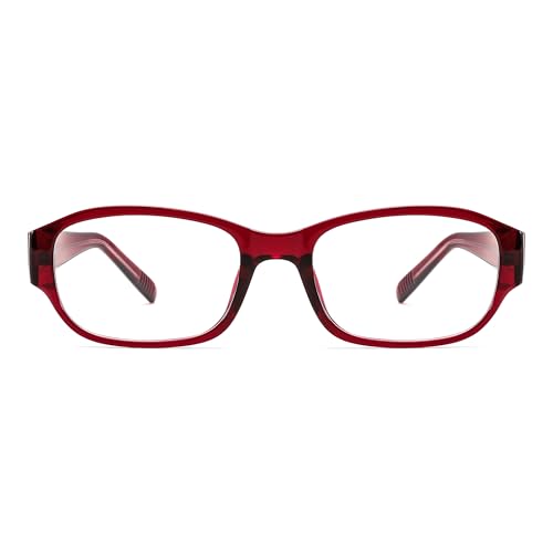 Image of FEISEDY Rectangular Blue Light Blocking Glasses for Women Men Vintage Stylish Computer Glasses Fake Nerd Eyewear Frame B0266