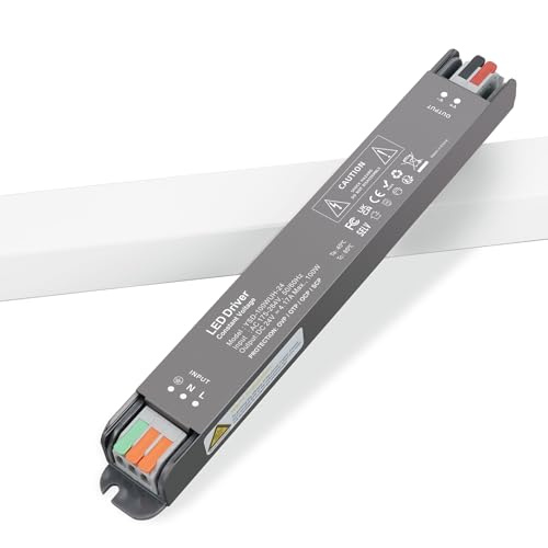 YAYZA! Trafo 24 V 100 W, Trafo 230 V a 24 V DC 4.2 A, fuente de alimentación LED 24 V, controlador LED de baja tensión, transformador voltaje constante para tiras G4 MR16 Lámparas