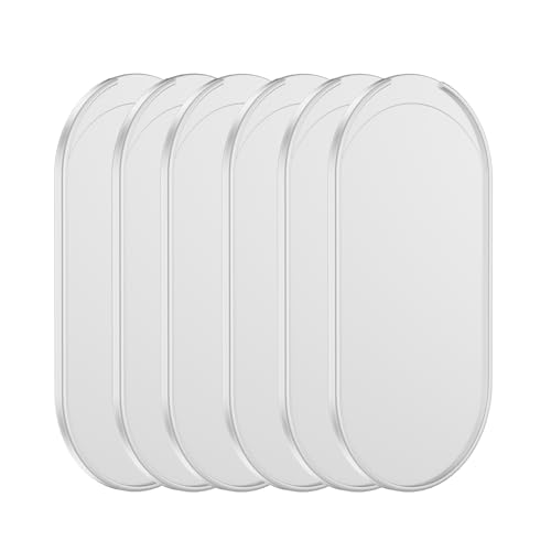 Image of Electrodes Pads Holder for TENS Unit Pads, Double-Sided, Frosted Semi-Transparent Surface, Stores 2x2 & 2x4 Inch Pads - Durable and Convenient Storage Solution (6-Pack)