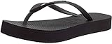 Obermaterial: Gummi Havaianas Damen Slim Flatform Zehentrenner, Schwarz (Black 0090), 37/38 EU