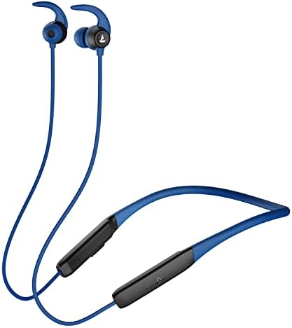 Boat Rockerz 255 Neo in-Ear Bluetooth Neckband with Mic with ENx Tech, Smart Magnetic Buds, ASAP Charge, Upto 25 Hours Playback, 12MM Drivers, Beast Mode, Dual Pairing (Furious Blue)