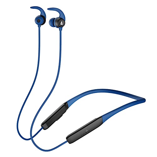 Image of Boat Rockerz 255 Neo in-Ear Bluetooth Neckband with Mic with ENx Tech, Smart Magnetic Buds, ASAP Charge, Upto 25 Hours Playback, 12MM Drivers, Beast Mode, Dual Pairing (Furious Blue)