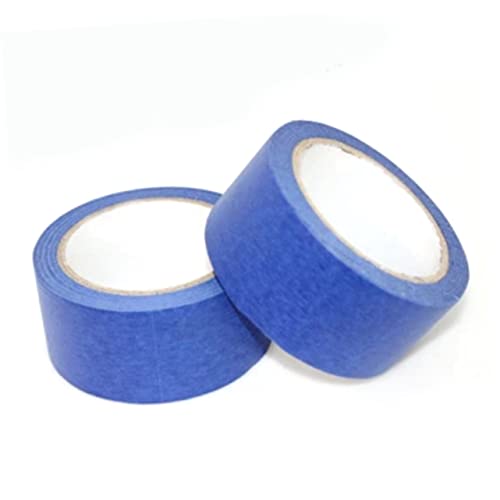 ERINGOGO 30M Blue Painters Tape Wide Masking Tape for Printers Easy Removal Strong Adhesive Versatile Use Durable Covering for Clean Prints
