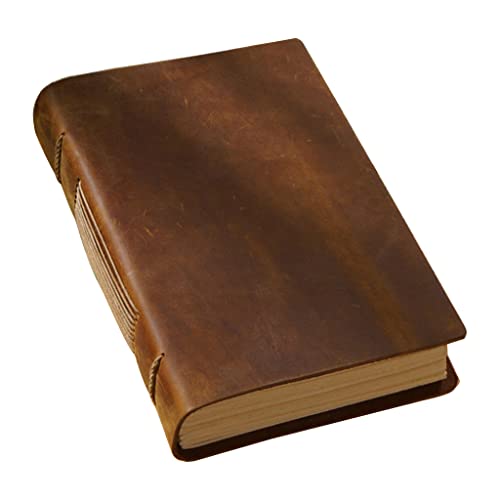 Bloc-notes en cuir fait main Labstandard retro vertical pour croquis et ecriture - 7