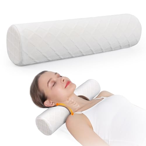 Cozyhealth Cervical Roll Pillow: Memory Foam Neck Support