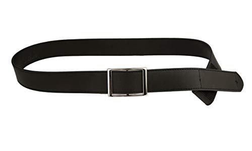 Adult Genuine Leather Easy Belt with Faux Buckle