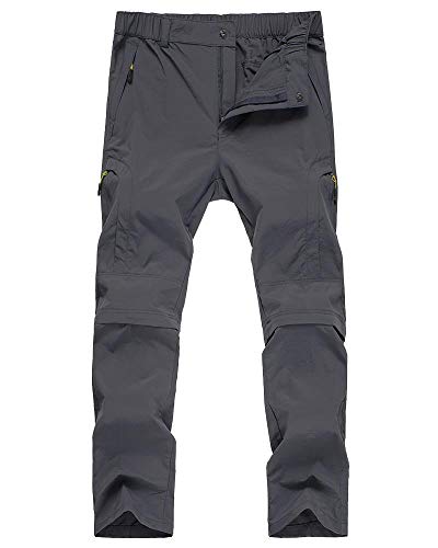 Girls Convertible Cargo Pants, Girl's Casual Outdoor Quick Dry Waterproof Hiking Climbing Convertible