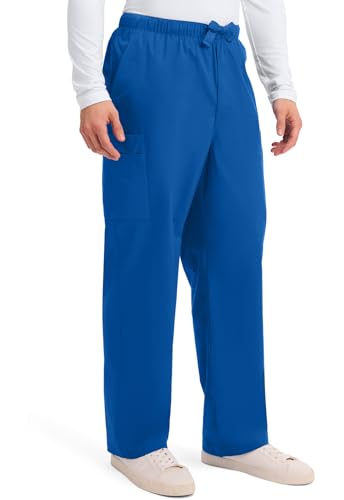 CHEROKEE Men's Medical Scrubs Pants, Grey