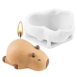 Renchey Moldes De Silicona Para Hornear,Moldes Capibara para Alimentos - Utensilio Antiadherente Para Manualidades En Gelatina, Muffin, Cupcake, Jabón, Pastel, Pudín