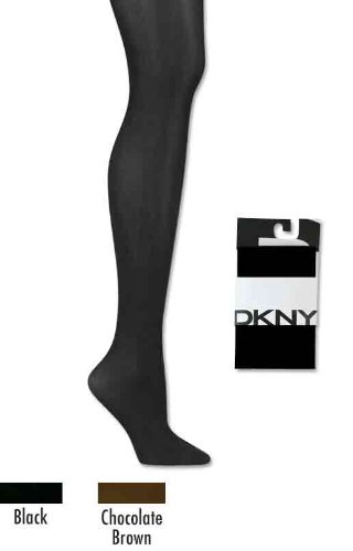 DKNY Opaque High-Waist Control Top Tights, Plus, Black