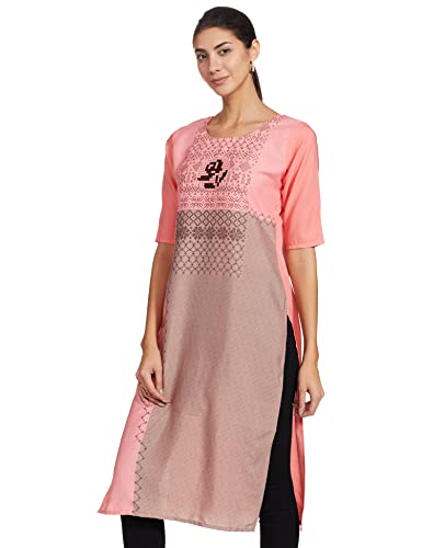 Image of Women's Crepe Regular Kurta