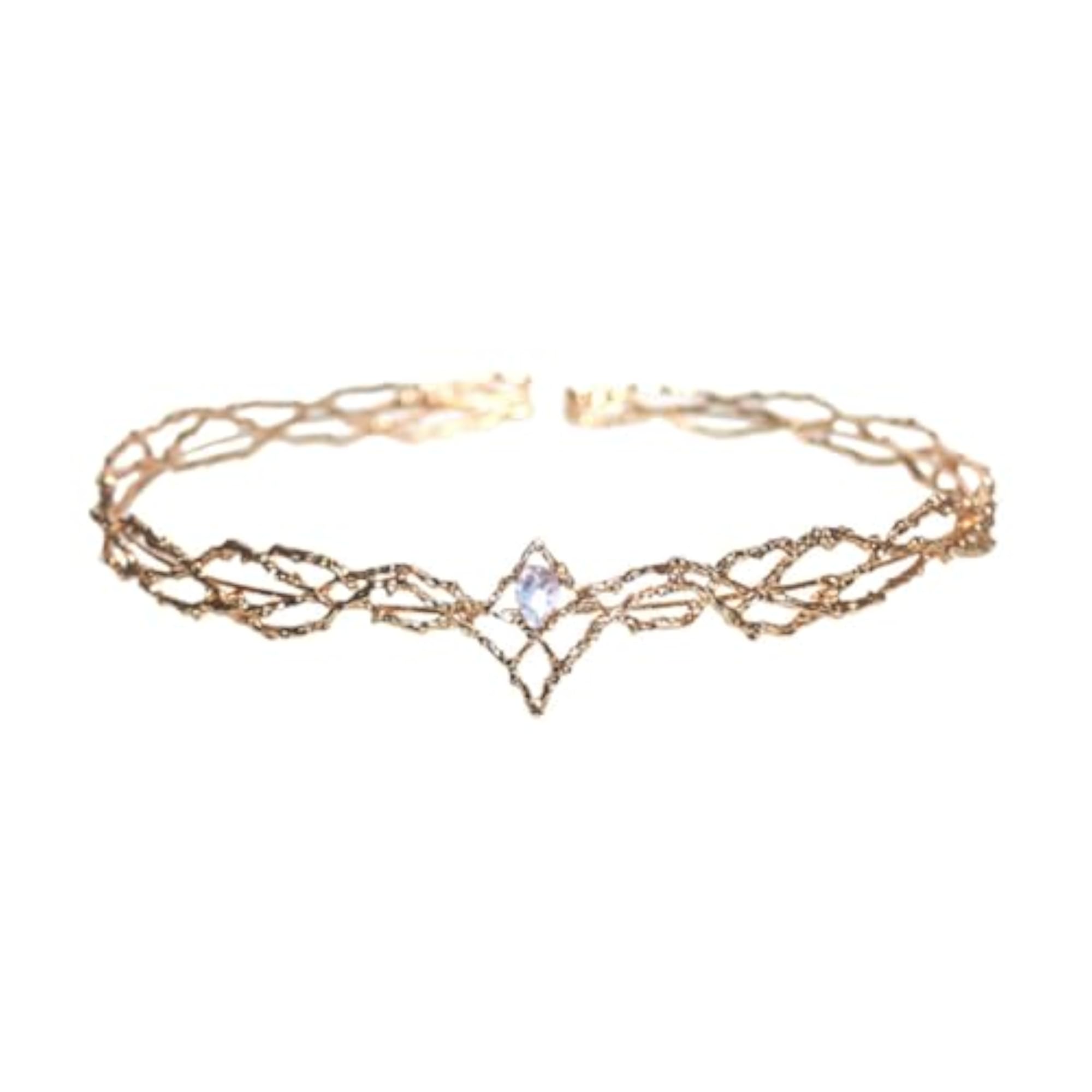 Queen Rhinestone Crown Headpiece for Prom & Cosplay