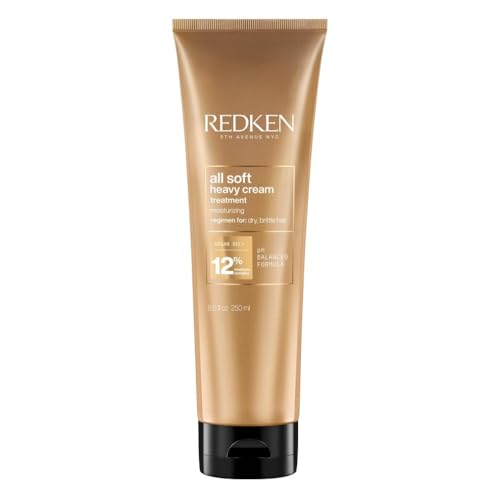 Redken, Mascarilla Hidratante, Tratamiento con Aceite de Argán para Cabello Seco y Frágil, All Soft, 250 ml