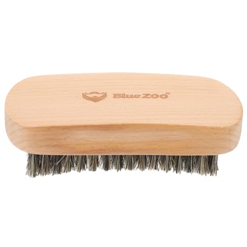 BESTYASH 1Pc Wooden Male Brush Portable Personal Care Tool for Beard Grooming Premium Quality for All Beard Types to Clean for Travel and Daily Use