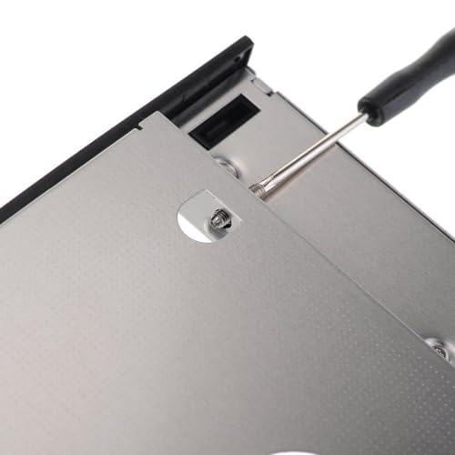 chenyang Universelles 9,5mm SATA zu SATA Zweit SSD HDD Festplatten Caddy Upgrade Erweiterungsadapterfachgehäuse für den optischen Laufwerkssteckplatz des Laptops