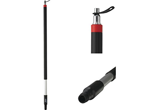 Vikan - Transport Aluminiumstiel mit Wasserzufuhr - Schlauchtülle - 1025mm - Ø31mm - Schwarz