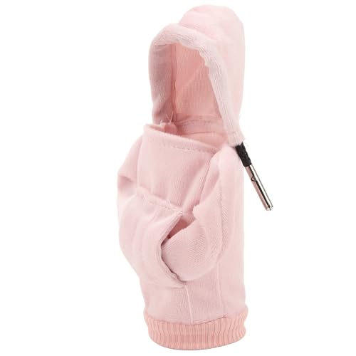 Yctze 4.7 'Cubierta de Perilla de Juego de Felpa Protector de Sudaderas con Capucha Universal para la Palanca de Cambios de Automóviles - Elegante y Fácil de (Rosado)