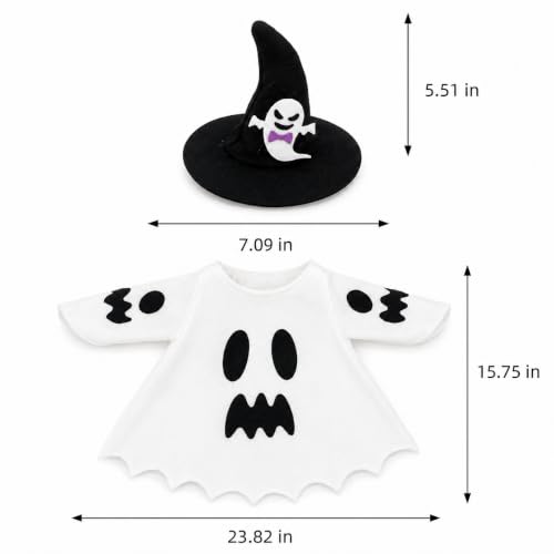 2026 New Halloween Porch Goose outfit | Ghost outfit,23" Porch Goose Halloween Outfits ,halloween decorations，porch goose fall outfit - image 7