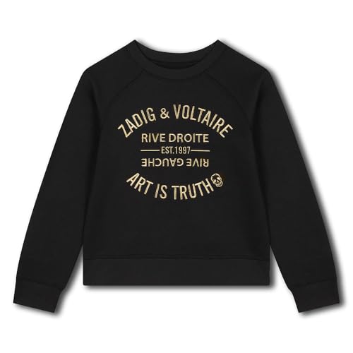 Sweatshirt Zadig & Voltaire X60217 taille 4 ans idéal pour l'école et le parc