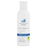 Naturprodukte Schwarz - PSO Intensiv Shampoo - Für trockene, juckende Kopfhaut | Mit Hanfsamenöl & Nachtkerzenöl, schwarzem Hafer & Lecithin | Bei Hautirritationen, Rötungen & Juckreiz 150ml