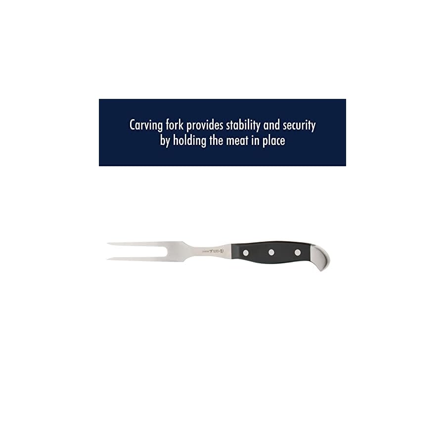 HENCKELS Statement Razor-Sharp 2-pc Carving Set, German Engineered Informed by 100+ Years of Mastery, Black/Stainless Steel