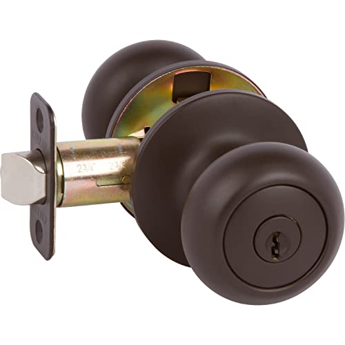 Delaney 100T-SA-US10B -ENTRANCE Hardware Ks1000 Saxon Entrance Door Knob In Oil Rubbed Bronze Finish cover