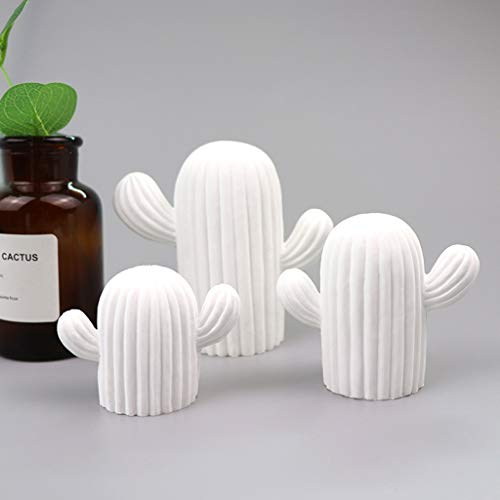 HLLR Hfbwjfhgdj 3D Kaktus Pflanze Silikon Aromatherapie Duft Kerzenform DIY Gipsform – Bild 6