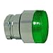 22mm Push Button Body, Metal, Flush, Illuminated, Momentary, 24VAC/VDC, Green (Requires Auxiliary Contact Block for Proper Operation)