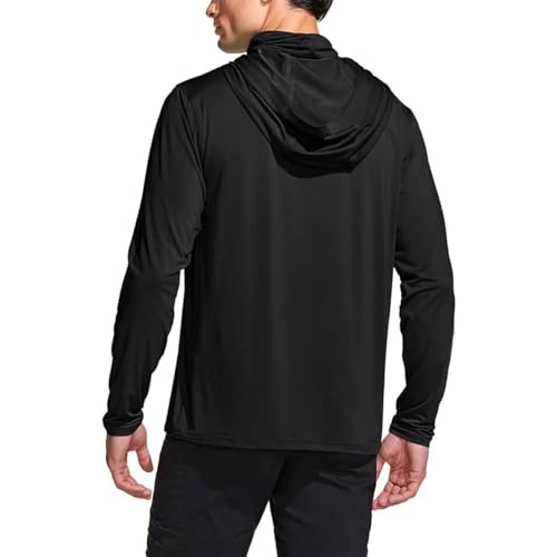 Fishing Shirts For Men UPF 50+ Sun Protection Hoodies Lightweight Quick Dry Long Sleeve Hooded Shirts with Face Mask2