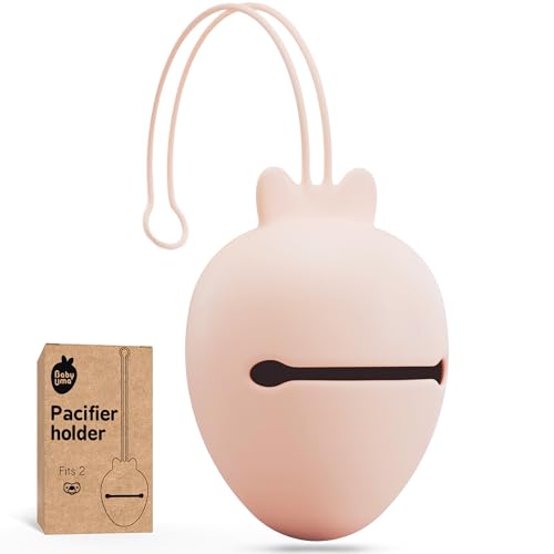 Image of Baby Uma Silicone Pacifier Holder Case - BPA-Free, Dishwasher-Safe & Universal Pacifier Case for Diaper Bag, Fits 2 Pacis