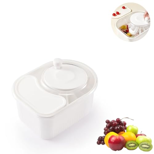 Fruit Cleaner Spinner Efficient Bowl Washing Portable Washing Machine with Lid and Filter