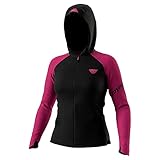 Urban Outdoor DYNAFIT W 24/7 Polartec Zip Hoody Colorblock-Lila-Schwarz - Polartec Funktionale Bequeme Damen Fleece Jacke, Größe L -