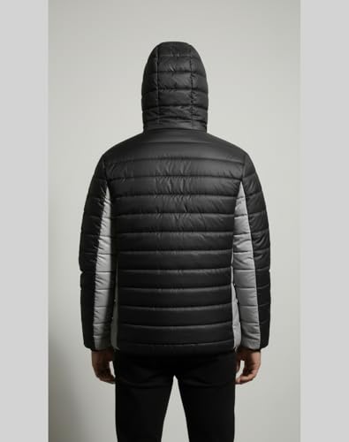 Image of FYLTR Mens Puffer Jacket|Contast Panel | Standard Length| Winter Jacket for Men | Jackets for Men Stylish | Jackets for Man | Perfect for Travel