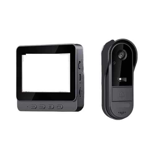 Sonnette vidéo interphone écran IPS 4,3 pouces communication bidirectionnelle HD