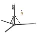 Produktbild Walimex pro GN-806 Lampenstativ 215cm - klappbares kompaktes Lichtstativ aus Aluminium, Höhe 57-215 cm Traglast 5kg, für Fotografie Studio Mobil Video
