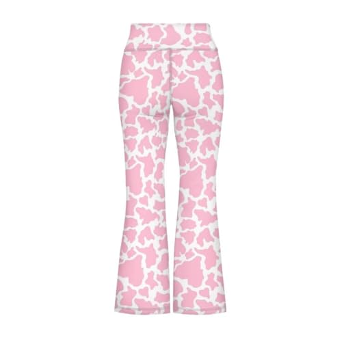 Image of Girls Flare Leggings 5-14T Cute Bell Bottoms for Girl Yoga Pants for Gym