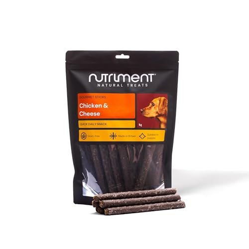 Natural Treats Gourmet Sticks Chicken & Cheese (1kg) High Protein Grain Free Made In Britain