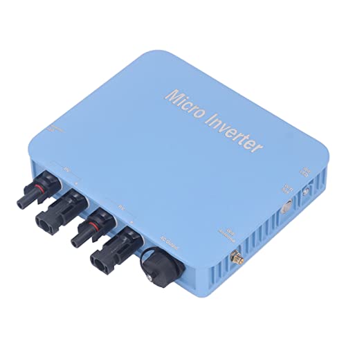 Grid Connected Inverter, Solar Grid Connected Inverter 120V 230V Automatic Identification Various Protections High Efficiency DC to AC MPPT US Outdoor Plug (700W)