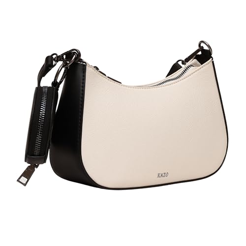 Image of Kazo Sophia Shoulder Bag | Premium Faux Leather Handbag for Women | Timeless Sophisticated Silhouette with Generous Interior