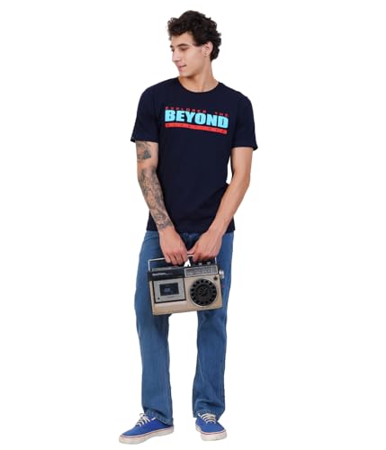 Image of Men's Super Combed Cotton Round Neck Half Sleeve T-Shirt | Soft Breathable Cotton Fabric | Stylish Comfortable Wearfor Men | Quality Regular Fit