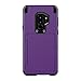 S9 Plus CASE with Card and Makeup Mirrors Dual Layer Rugged Full-Body Back Drop Protection Cover Samsung Galaxy S9 Plus Case 2018 6.2 Inch Case (Purple+black)