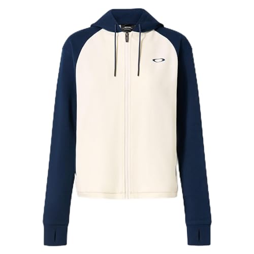 Oakley Pursuit Cruise - Sudadera con Capucha y Cremallera Completa para Mujer, Azul, XL