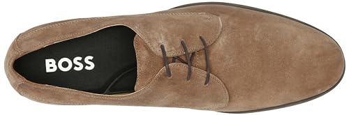 Image of BOSS Men's Colby Smooth Suede Lace Up Derby Dress Shoes