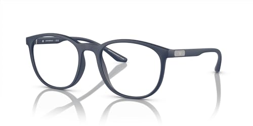Image of Emporio Armani mens Ea3229 Round Prescription Eyewear Frames
