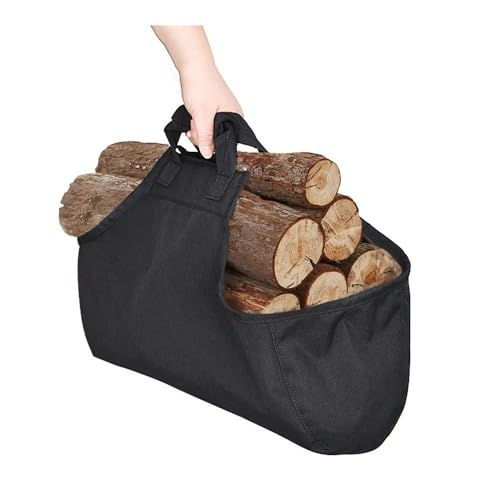 Bolsas de almacenamiento de leña Bolsas de almacenamiento de leña portátiles al aire libre Bolsas de almacenamiento multifuncionales de durabilidad a los arañazos Bolsas de almacenamiento de leña for