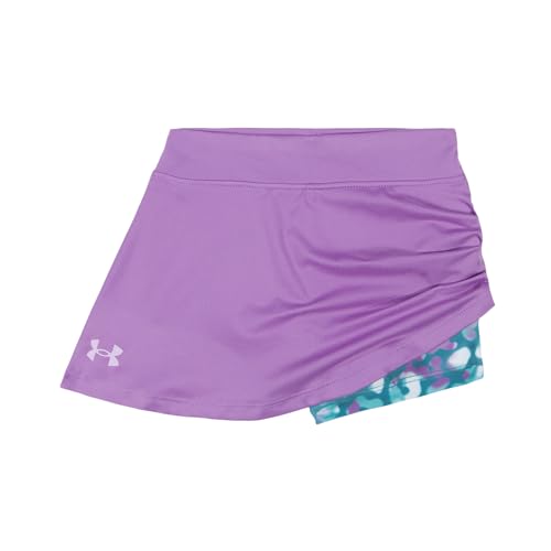 Image of Under Armour Girl's 2-piece Short Sleeve Tee and Skort Set, Lightweight and Comfortable