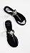 Tory Burch Women's Mini Miller Thong Flip Flops, Perfect Black, 8 Medium US